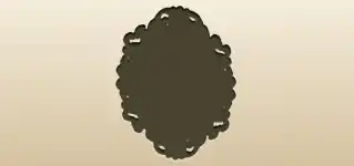 絵画のシルエット