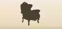 Armchair silhouette