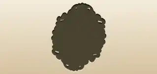 絵画のシルエット