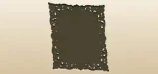 絵画のシルエット