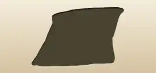 クッションのシルエット