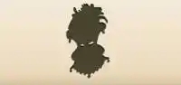 Mardi Gras Mask silhouette