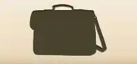 Briefcase silhouette