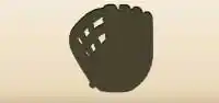 Baseball Glove silhouette