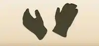 Work Gloves silhouette