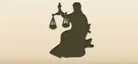 Statue of Themis silhouette