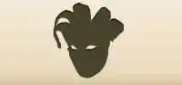 Mardi Gras Mask silhouette