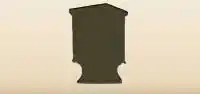Clock silhouette