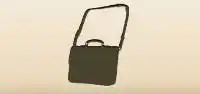 Briefcase silhouette