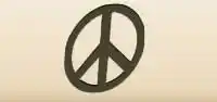 Peace Sign silhouette
