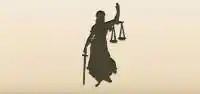 Statue of Themis silhouette