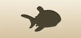 Fish silhouette