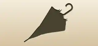 Umbrella silhouette