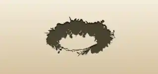 Wreath silhouette