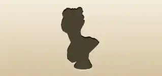 Bust silhouette