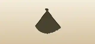 Hand Fan silhouette