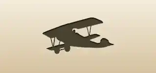 Airplane silhouette