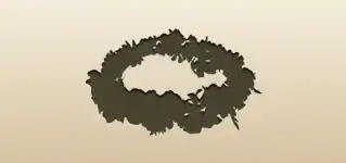 Wreath silhouette