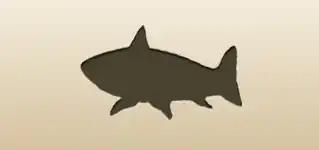 Fish silhouette