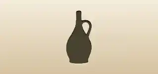 Basket Flask silhouette