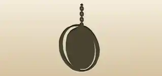 Clock silhouette