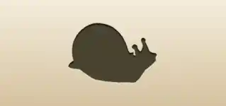 Snail silhouette
