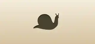 Snail silhouette