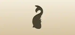 Fish silhouette