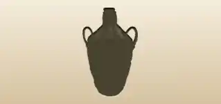 Basket Flask silhouette