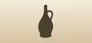 Basket Flask silhouette