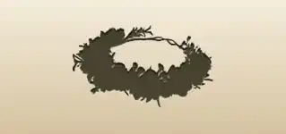 Wreath silhouette