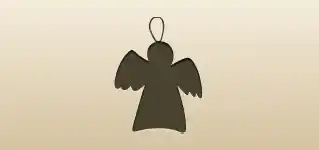 Angel silhouette