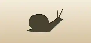 Snail silhouette