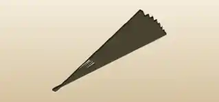 Hand Fan silhouette