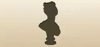 Bust silhouette