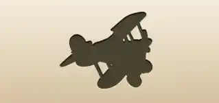 Airplane silhouette