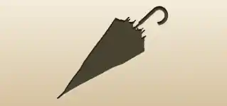Umbrella silhouette