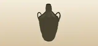 Basket Flask silhouette