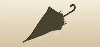 Umbrella silhouette