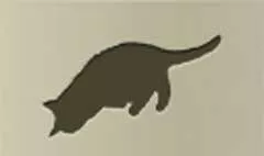 ネコのシルエット