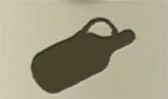 ボトルのシルエット