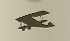 飛行機のシルエット