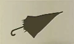 かさのシルエット