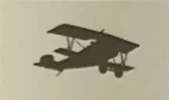 飛行機のシルエット