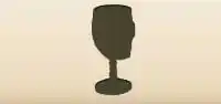 Wineglass silhouette