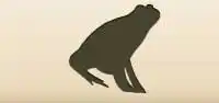 Frog silhouette