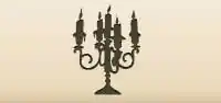 Candlestick silhouette
