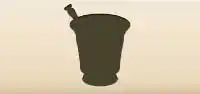 Mortar and Pestle silhouette