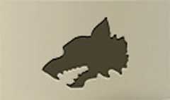 Wolf silhouette #3