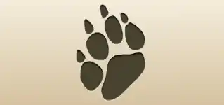 動物の足跡